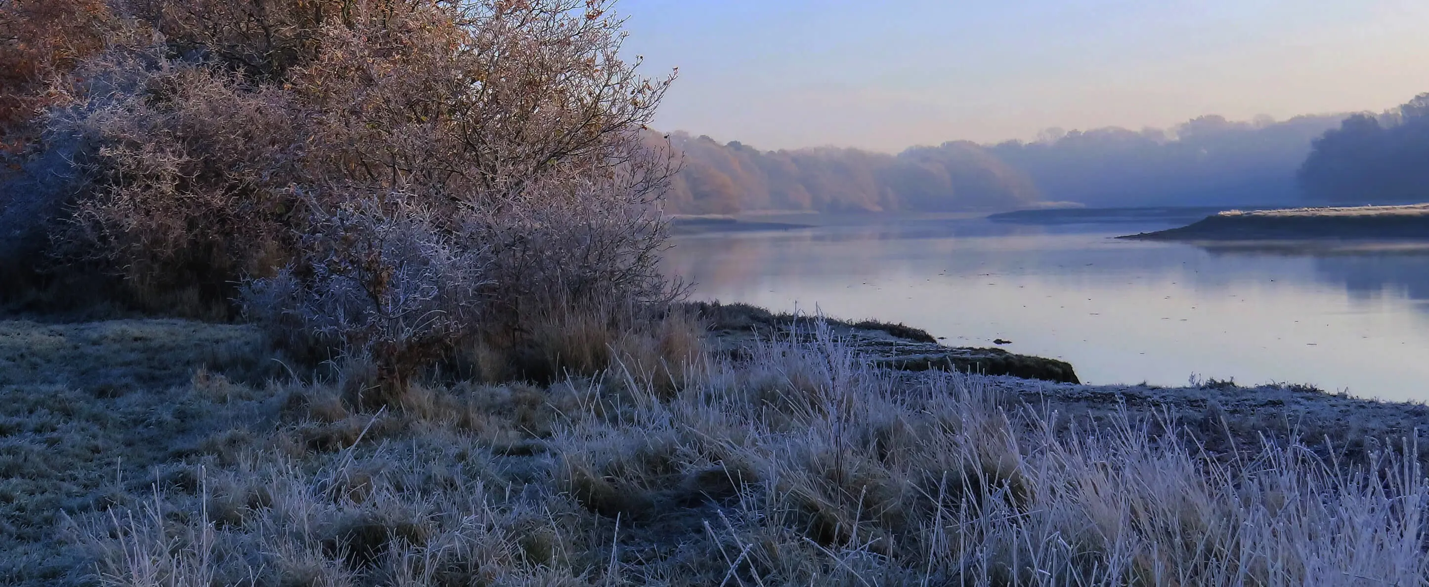 River Hamble in winter 