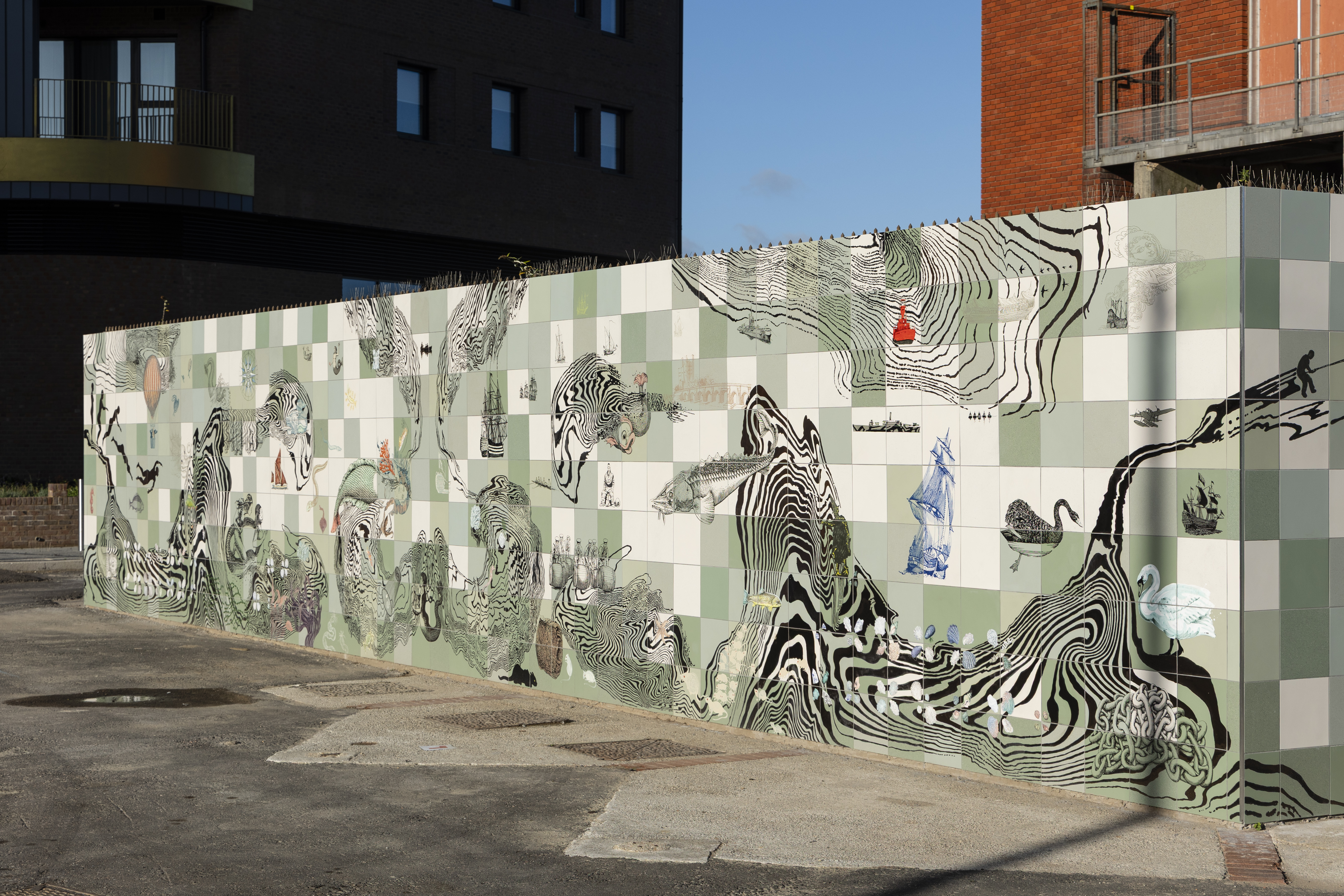 Mural marks £750k investment in Kent town
