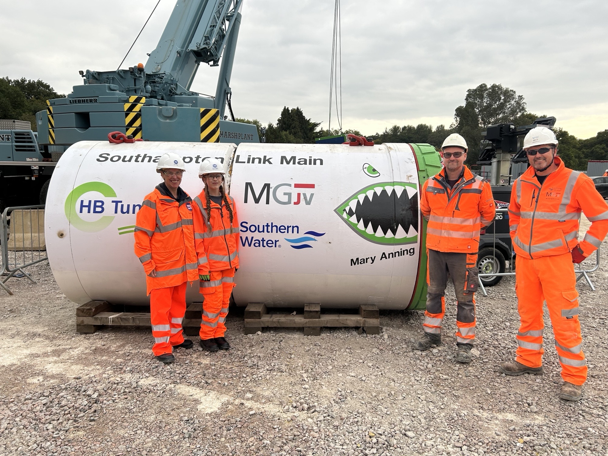Goddess and palaeontologist inspire tunnel machines’ names