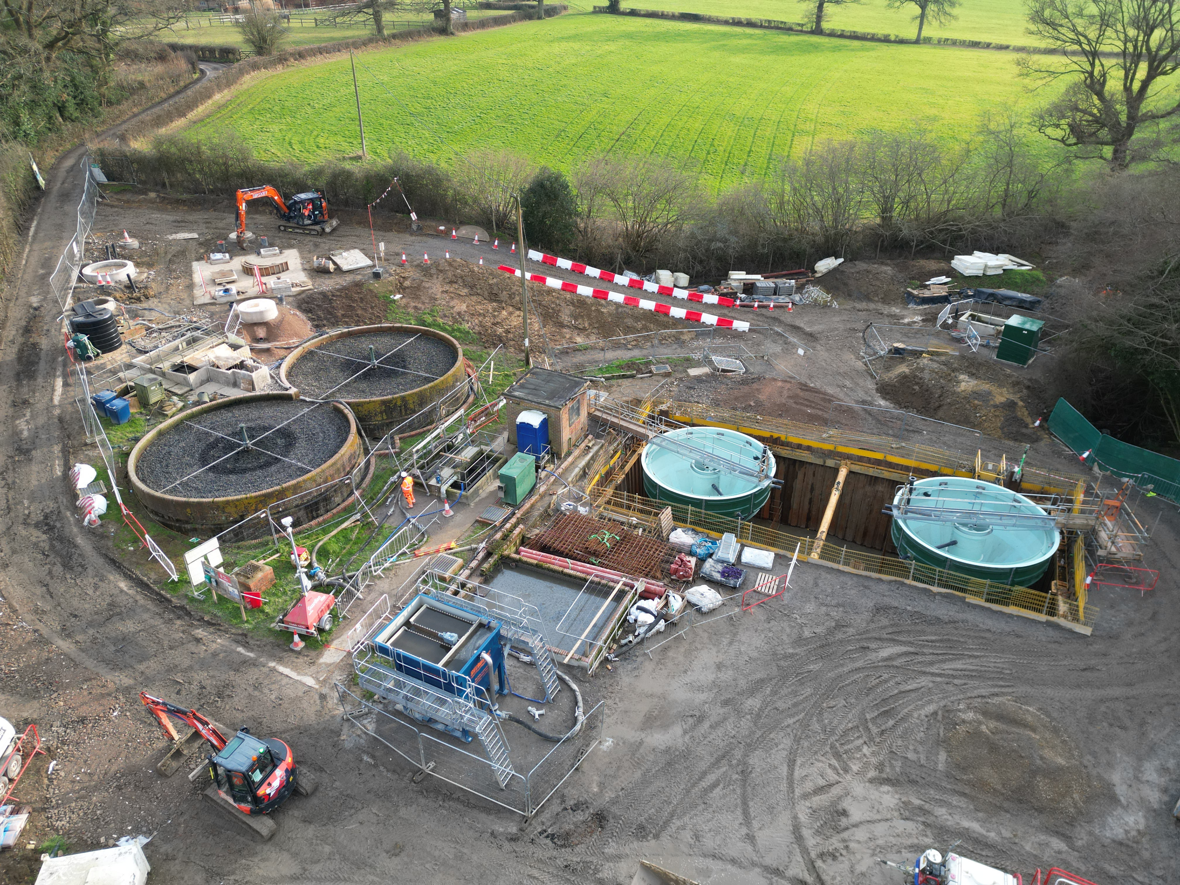   Multi-million pound upgrades completed at three West Sussex wastewater treatment works to improve water quality 